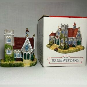 Liberty Falls Collection Mountain View Church Miniature Village Building